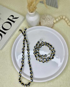 تصویر بندعینک سفید مشکی کد۱۲۸ 