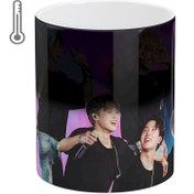 تصویر ماگ(قاشق و جعبه رایگان) حرارتی آبنبات رنگی بی تی اس کد MKSA0527 (قاشق و جعبه رایگان)