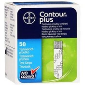 تصویر نوار تست قند خون کنتور پلاس Contour plus Contour plus