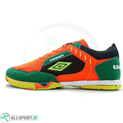 تصویر کفش فوتسال آمبرو Umbro Orange Green 