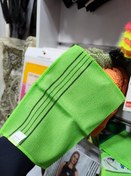 تصویر کیسه حمام جادویی کره ای سبز 