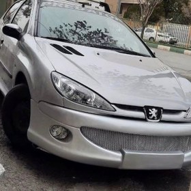 تصویر گلگیر جلو RC فایبر برای خودروی 206 