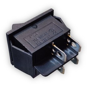 تصویر کلید راکر 16 آمپر مشکی 