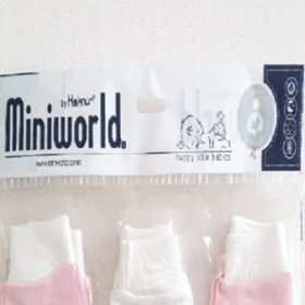 تصویر دستکش نوزاد پسرانه برند Miniworld اصل 1815 