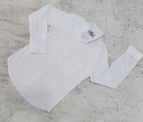 تصویر پیراهن سفید تنسل مردانه 