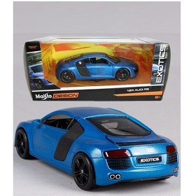 تصویر Audi R8 - Blue in1-24 Scale Maisto Exotics 