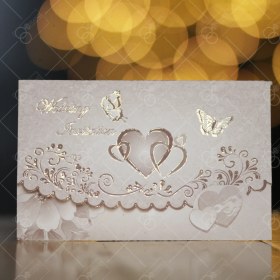 تصویر کارت عروسی ارزان سه لا کد 025 