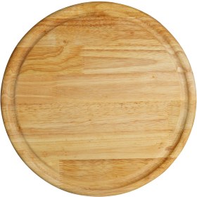 تصویر تخت گوشت چوبي گرد 