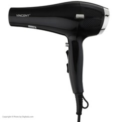 تصویر سشوار سالنی توربو وینسنت Vincent مدل HD5322 حرفه ای 2200 وات Vincent turbo salon hair dryer model HD5322 professional 2200 watts