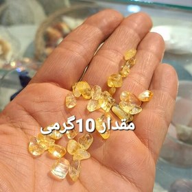 تصویر سنگ سیترین طبیعی مهره سنگی مهره سیترین مهره دستبندی سنگ خورشیدی سنگ ماه تولد سنگ ساخت دستبند سنگ طلایی سنگ سیترین خرد 