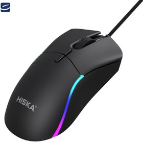 تصویر ماوس گیمینگ هیسکا مدل HX-MOG340 Hiska Gaming Mouse HX-MOG340