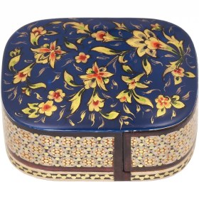 تصویر جاسکه ای کشویی خاتم اعلا رو نقاشی اسلیمی کد 07 