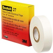 تصویر چسب برق نسوز اسکاچ تری ام ۳M glass cloth electrical tape scotch 27