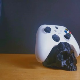 تصویر استند دسته Xbox طرح جمجمه Xbox Controller Stand Holder skull