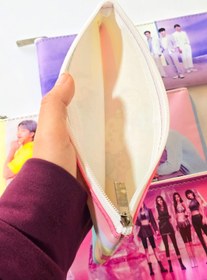 تصویر جامدادی تک زیپ bts,black pink - Bt21 