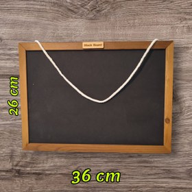 تصویر تخته سیاه دیواری مشکی 