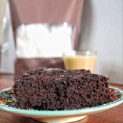 تصویر پودر کیک شکلاتی خانگی وگان (بدون شیر و تخم مرغ) 
