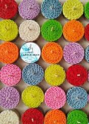 تصویر شمع وارمر موم عسلی 