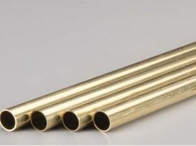 تصویر لوله برنجی 6 میل brass tube 6 mm