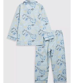 تصویر پیشبند بافتنی دایناسوری برند mothercare Dinosaur Woven Pyjamas