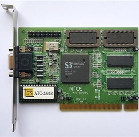 Carte Graphique PC Partner 35-8237-21 – S3 Trio64V2/DX, 1 Mo, PCI, 1997