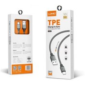 تصویر کابل شارژ USB به میکرو USB الدینیو مدل LS441 به طول 1 متر 