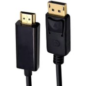 تصویر کابل مبدل Display Port به HDMI طول 1.8 متر ROYAL Display to HDMI 1.8m Cable ROYAL