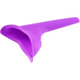 تصویر اپلیکاتور ادرار بانوان ابزار توالت سفری بانوان مدل سرپایی Women's applicator, women's travel toilet tool, ambulatory model