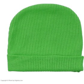 تصویر کلاه بافتنی پپا مدل Teeny Beanie رنگ سبز 