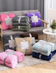 تصویر پتو مخمل کبریتی ملک 