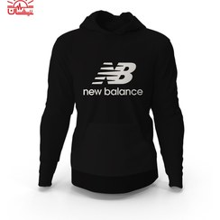 تصویر هودی مشکی NEW BALANCE 