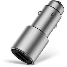 تصویر شارژر فندکی شیائومی مدل CC02CZM QC3.0 توان 36 وات Xiaomi cigarette lighter charger CC02CZM QC3.0 power 36 watts