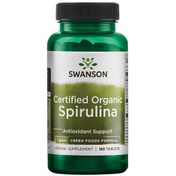 تصویر قرص جلبک اسپرولینا Swanson Spirulina 500mg سوانسون (180 عددی) Swanson Spirulina 500mg