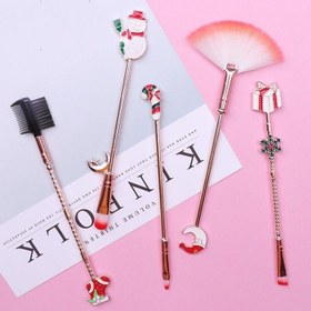 تصویر پک براش آرایشی کریسمس وارداتی 