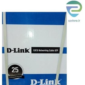 تصویر کابل شبکه دی لینک 100 متری مدل Dlink-NCB-C6UGRYR-100 