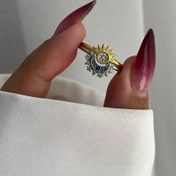 تصویر ست انگشتر ماه و خورشید 