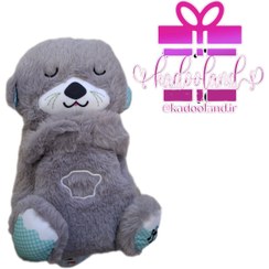 تصویر عروسک نفس کش و موزیکال ۳۰ سانتی - طوسی 