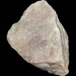 تصویر سنگ راف رزکوارتز صورتی رنگ مناسب حجم تراشی و کلکسیون ا Rose quartz Rose quartz