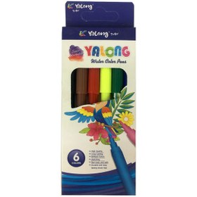 تصویر ماژیک نقاشی 6 رنگ یالونگ 