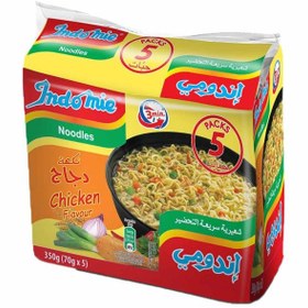 تصویر نودل اندومی مرغ مخصوص بسته 5 عددی INDOMIE مدل Special Chicken Flavour Indomie Noodles Special Chicken Flavor 5×75gr