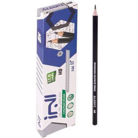 تصویر مداد مشکی البرز Alborz بسته 12 عددی Alborz Black Pencil Pack Of 12