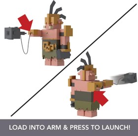 تصویر Mattel Minecraft Legends GYR77 Portal Guardian - Giant Figure with 2 Attack Functions Arm Raises and Mace Insert Perfect for Collecting and Adventure Fun for Children from 6 Years - ارسال 15 الی 20 روز کاری 