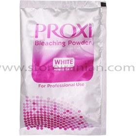 تصویر پودر دکلره سفید پروکسی حجم 50 گرم Proxi White Bleaching Powder 50gr