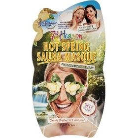 تصویر ماسک صورت حرارتی حاوی خاک آتشفشان سون هون مونته ژنه-Montagne Jeunesse 7th Heaven Hot Spring Sauna Face Mask 15ml 