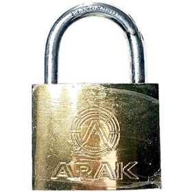 تصویر قفل آویز 63 طلایی کد 1004 ARAK 