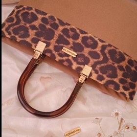 تصویر کیف پلنگی دستی زنانه 