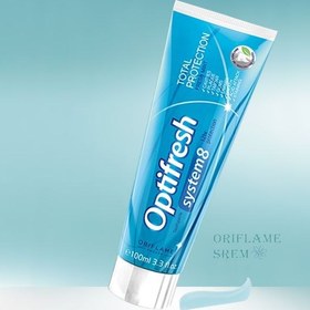 تصویر خمیردندان خوشبو کننده اپتی فرش اوریفلیم 100 میل 31132 OPTIFRESH Optifresh System 8 Toothpaste - Extra Refreshment 31132