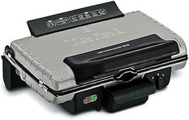 تصویر Tefal Grill | Ultra compact Barbecue / BBQ Grill / Sandwich Maker | 1700 watts | Silver | 2 Years Warranty | GC302B28 