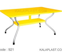 تصویر میز ناهار خوری ناصر پلاستیک کد 921 Nasser Plastic Dining Table Code 921