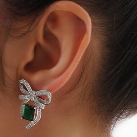 تصویر گوشواره بدل دخترانه طرح طلا Earrings-for-girls-with-gold-designs